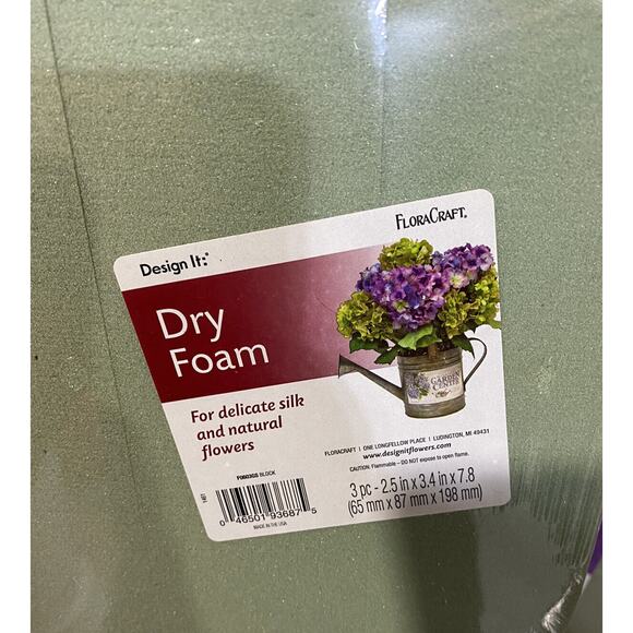 Floral Foam Blocks Silk/natural Flowers (3) Silk/dried (2) Flower Arranging - Picture 2 of 5